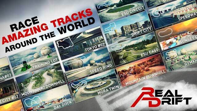 Drift racing on amazing global tracks in Real Drift Car game Racing