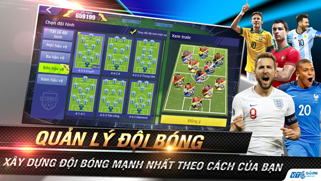 Tải game quản lý bóng đá - UFC - Siêu Sao Bóng Đá