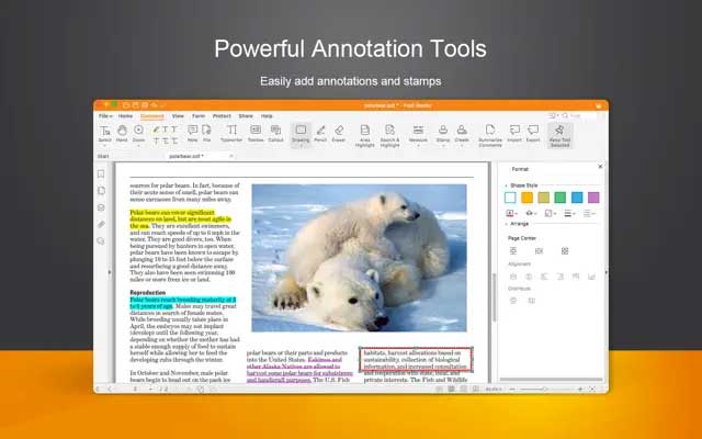 Foxit PDF Reader for Mac là một trong những trình đọc PDF hàng đầu