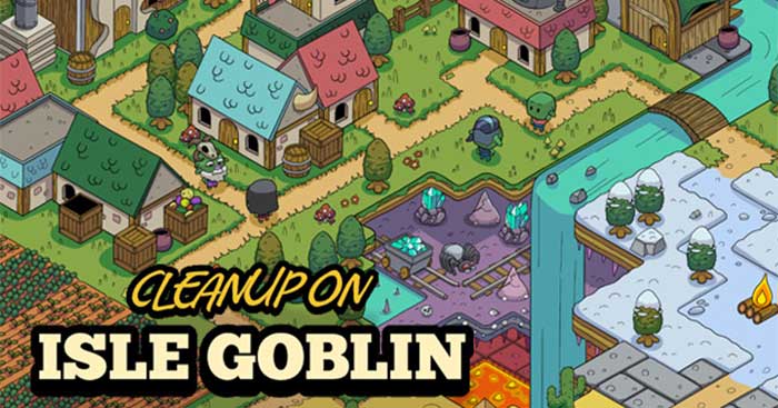 Cleanup on Isle Goblin là game phiêu lưu kết hợp xây dựng đảo đặc sắc