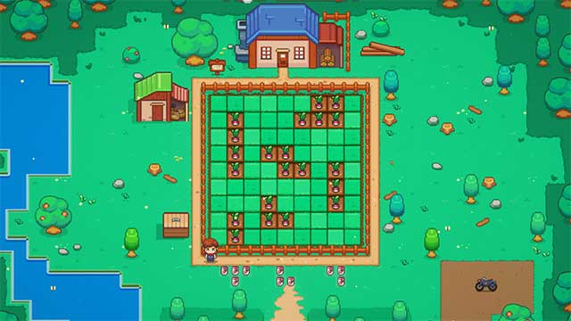 Square Farm là một game mô phỏng nông trại kết hợp giải đố thú vị