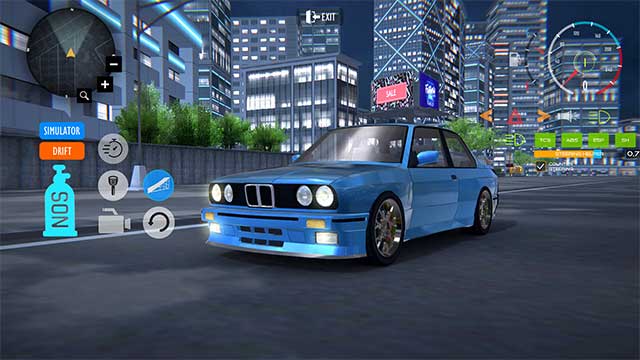 E30 Drift Car Simulator cũng cung cấp tính năng sửa đổi và tùy chỉnh xe đua