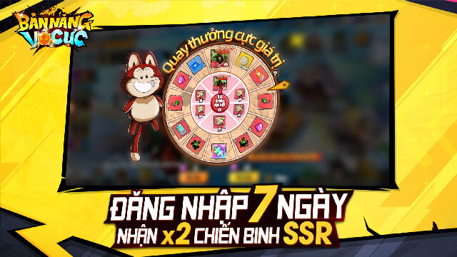 Đăng nhập 7 ngày nhận ngay cặp đôi chiến binh SSR