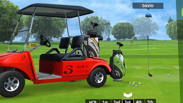 Golf 5 eClub là game mô phỏng đánh gôn trên nền thực tế ảo sống động