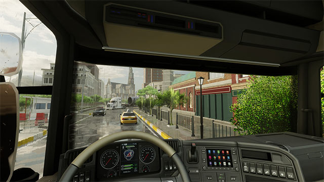 Chơi game Truck Simulator: WORLD ở góc nhìn thứ nhất hoặc thứ 3