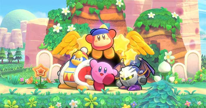 Kirby’s Return to Dream Land Deluxe là game phiêu lưu đi cảnh đầy màu sắc