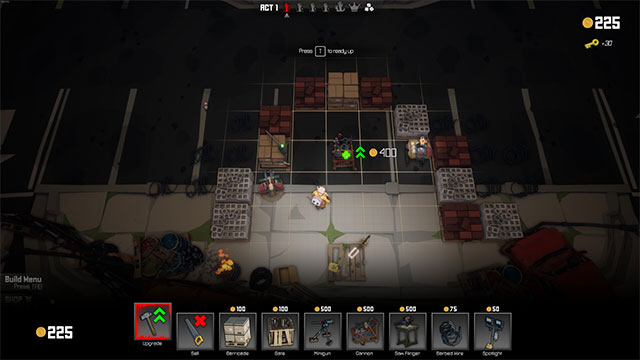 Lối chơi của Zombie Builder Defense II là sự pha trộn giữa bắn súng hành động, chiến thuật và sinh tồn