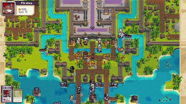 Wargroove II vẫn trung thành với phong cách chiến thuật theo lượt kết hợp phiêu lưu