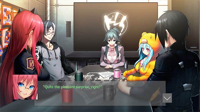 Tokyo Necro game là sự pha trộn giữa Visual Novel với Cyberpunk quen thuộc