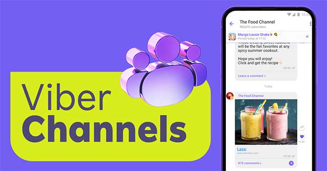 Sử dụng khung tìm kiếm từ khóa đơn giản để tìm các kênh trên Viber