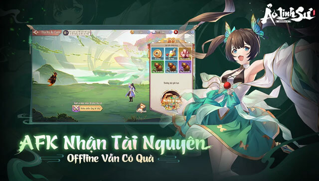 AFK nhận tài nguyên - Offline vẫn có quà