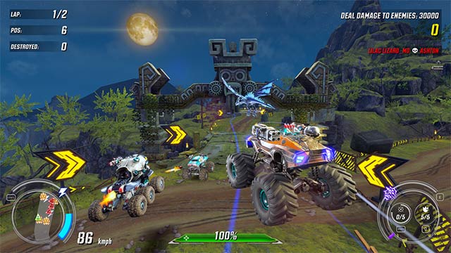 Rocket Arena Car Extreme thách thức người chơi trong đấu trường sinh tử cường độ cao và hủy diệt