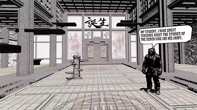 Tương tác với NPC, thu thập item và nhiều hoạt động thú vị khác trong Samurai Slaughter House VR