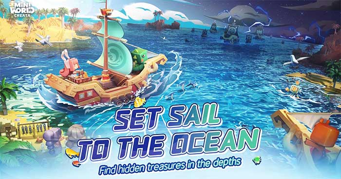 Mini World Creata một vừa hai phải mang lại trình làng phiên bản update mới mẻ có tên Ocean Version