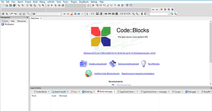 Code::Blocks - Lập trình C, C++ và Fortran miễn phí