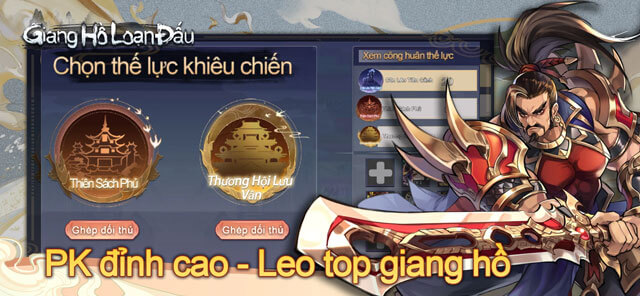 PK đỉnh cao - Leo top giang hồ