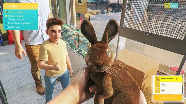 Quản lý cửa hàng thú cưng trong game mô phỏng Pet Shop Simulator