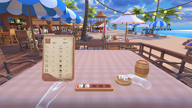 Chọn cảnh, level mà League of Tabletop Games VR cung cấp