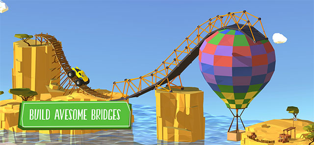 Build a Bridge! là game xây cầu hack não, phiên bản dành cho máy tính trên Steam