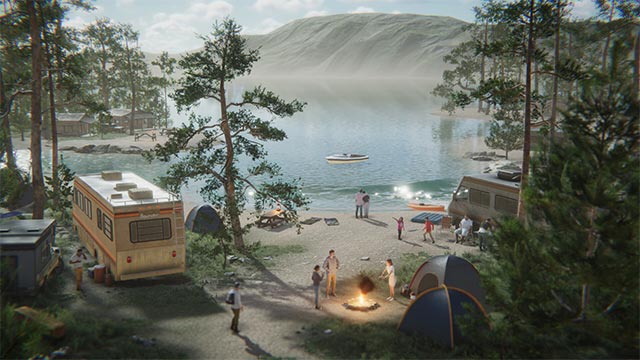 Quản lý khu cắm trại trong mơ thông qua game giả lập Camping Park Simulator mới