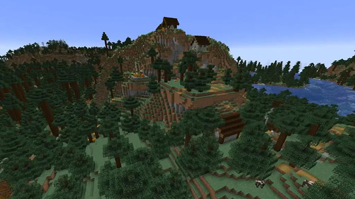 ngôi - TOP seed ngôi làng tốt nhất trong Minecraft 1.20 Minecraft-1-19-Java-village-seed-3