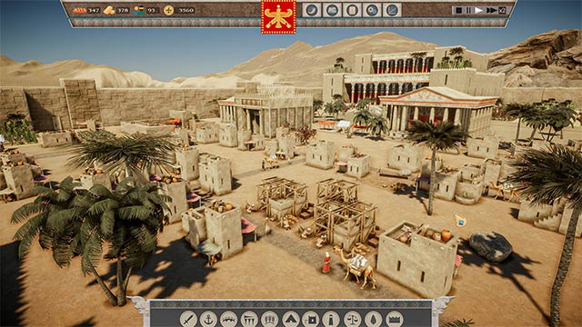 Game Persian Empire Builder là sự pha trộn giữa phong cách mô phỏng với chiến lược và quản lý đất nước