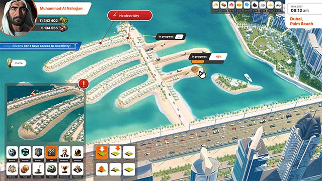 Tạo dấu ấn cá nhân sâu sắc trong quá trình phát triển thành phố với Dubai Simulator game