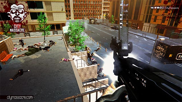 City Massacre là game FPS sinh tồn diệt zombie trong thành phố chết chóc