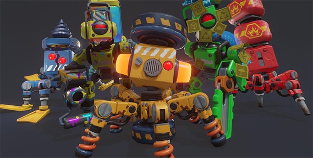 Khám phá bot màu sắc mới trong Scrap Mechanic với sức mạnh đa dạng