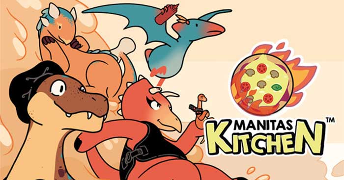 Manitas Kitchen là game nấu ăn dễ thương với đầu bếp là những chú khủng long cute