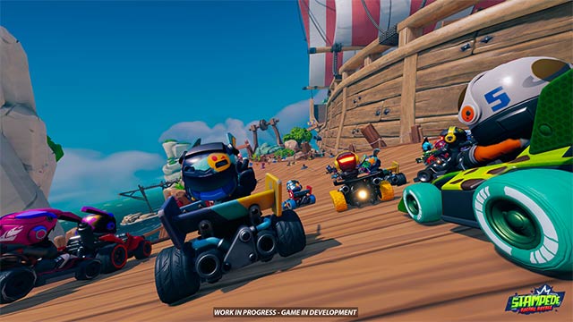 Stampede: Racing Royale là đấu trường loại trực tiếp để tìm ra nhà vô địch tồn tại đến cuối