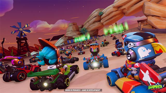 Tùy chỉnh tay đua và xe đua để thật nổi bật trên đấu trường Stampede: Racing Royale