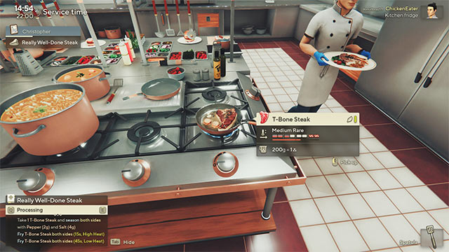 Sáng tạo công thức nấu ăn mới từ hàng trăm món ăn sẵn có trong vũ trụ Cooking Simulator