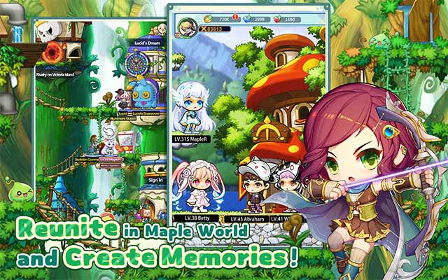 Game MapleStory R: Evolution đưa bạn vào chuyến phiêu lưu giải cứu thế giới sôi động, đầy màu sắc