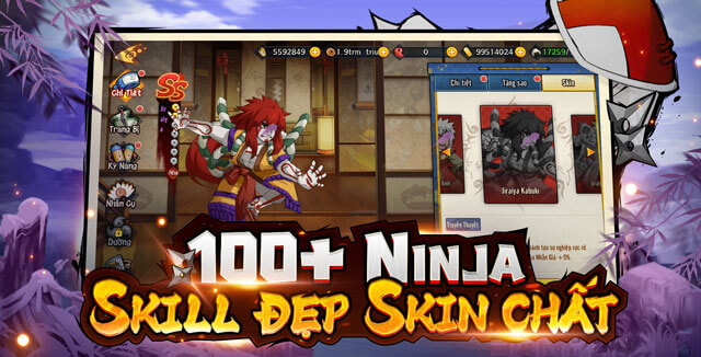 Hơn 100 Ninja, skill cực kỳ đẹp mắt, cực chất