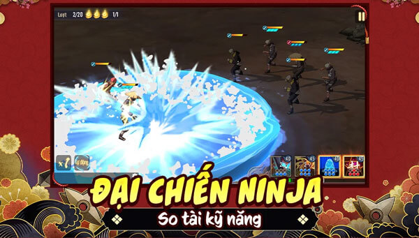 Đại chiến Ninja, so tài kỹ năng