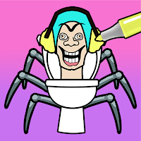 Toilet Paint: Monster Color cho Android