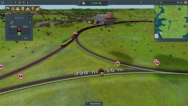 Train World game có các bản đồ rất lớn với nhiều địa điểm đẹp