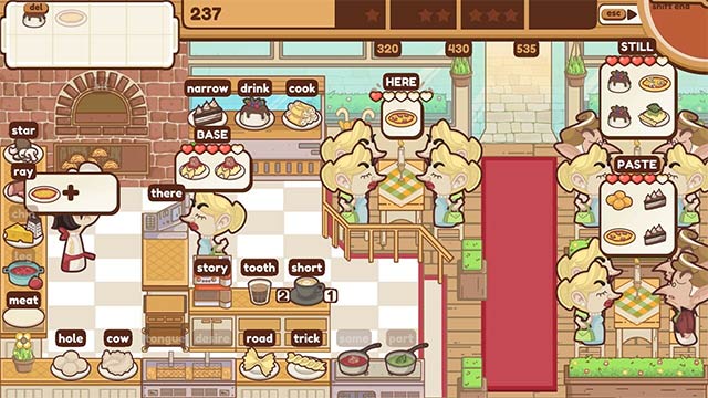 Game The Chef's Shift sở hữu đồ họa hoạt hình xinh xắn và dễ thương