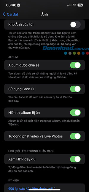 Hướng dẫn cách đặt khóa album Bị ẩn trên iPhone Dat-khoa-album-an-tren-iPhone-6