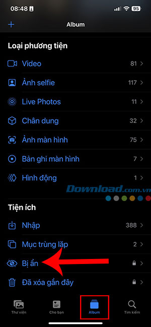 Hướng dẫn cách đặt khóa album Bị ẩn trên iPhone Dat-khoa-album-an-tren-iPhone-7