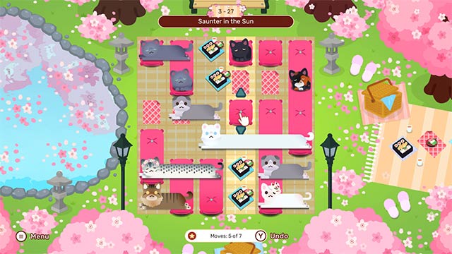 Game Neko Grams sở hữu đồ họa rực rỡ sắc màu và dễ thương