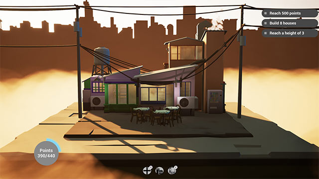 Làm đầy Point meter để mở khóa những nội dung mới trong Shanty Town game