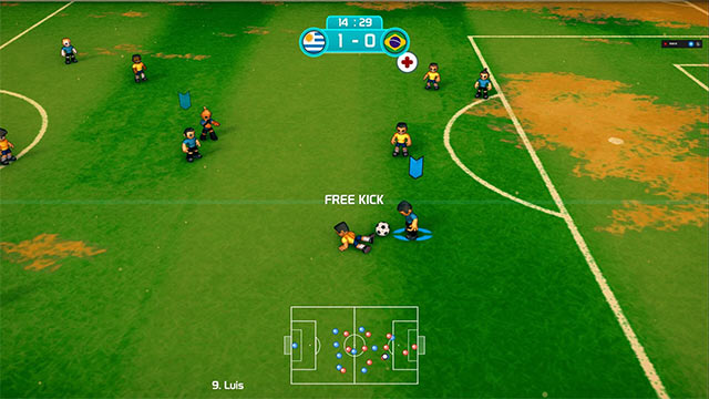 Khám phá vô số chế độ chơi và giải đấu lớn nhỏ trong Charrua Soccer game