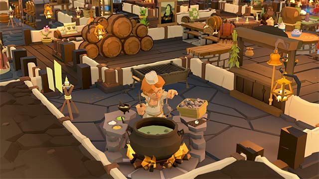 Cung cấp cho khách hàng nhiều dịch vụ đa dạng như bữa ăn, phòng ở, giải trí... trong Tavern Keeper game