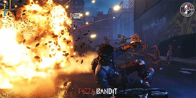 Pizza Bandit là game TPS co-op kịch tính dành cho 1-4 người chơi