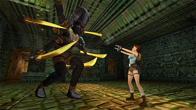 Chiến đấu với kẻ thù, giải đố và truy tìm kho báu cổ đại trong Tomb Raider game