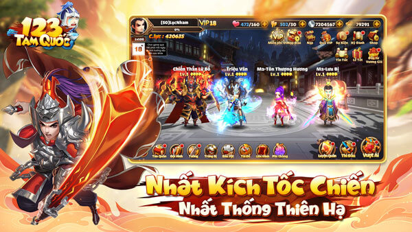 Tính năng đặc sắc của game 123 Tam Quốc cho Android 123-tam-quoc-1