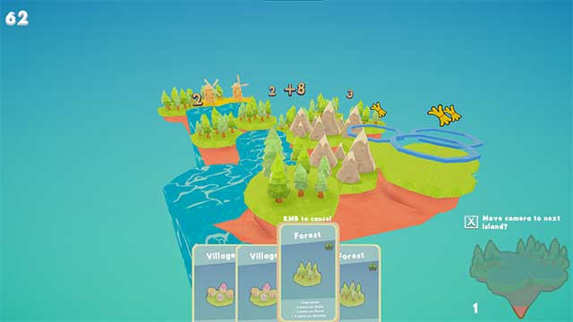 Sky Settlers là game chiến thuật kết hợp xây dựng gợi nhớ đến Dorfromantik