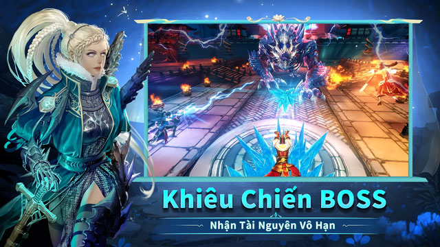 Nhiều hoạt động phó bản, chiến trường, săn Boss kiếm đồ